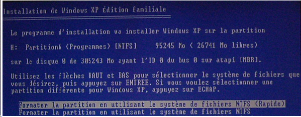 formater son ordinateur puis  reinstaller windows XP.